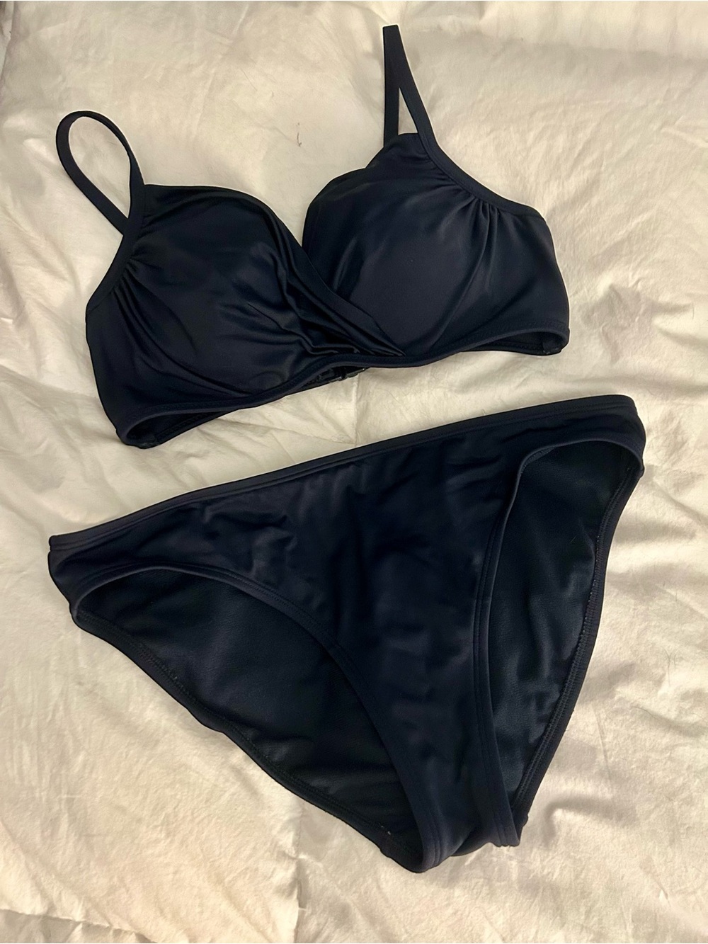 Boden Navy Women's Two-Piece Swim Bikini 32C Like New